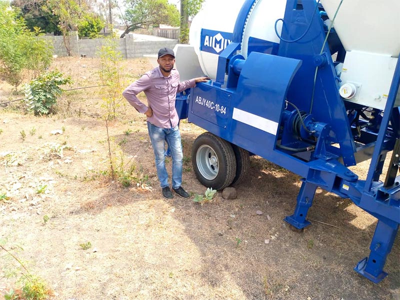 Realimentación De Bomba Hormigonera En Nigeria - AIMIX Grupo
