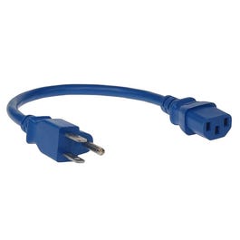1ft 18 AWG NEMA 5-15P to C13 Standard Power Cord | SFCable