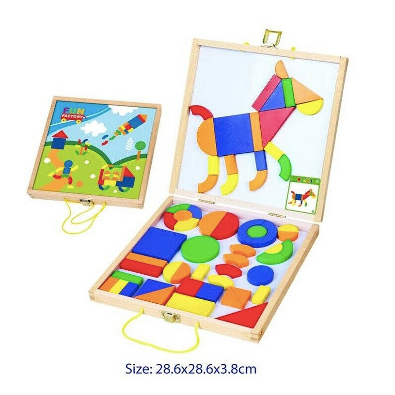 Build a Pic with Magnetic Shapes | Curiouskidzz