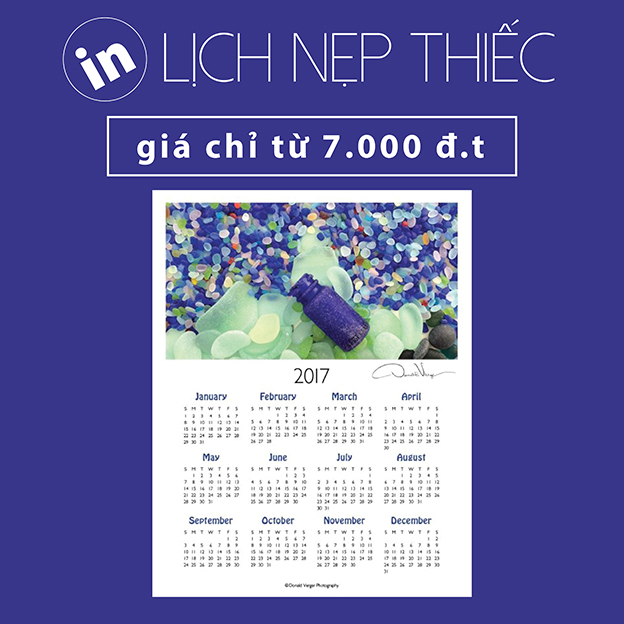 Lịch in độc quyền – Công cụ marketing hiệu quả dài lâu - Danh thiếp - Name card - Card Visit - Mạc áo - Thẻ treo