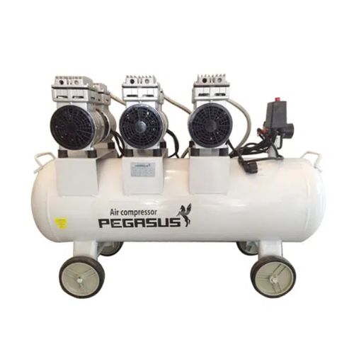 Máy nén khí không dầu giảm âm Pegasus TM-OF1100x3-180L chính...