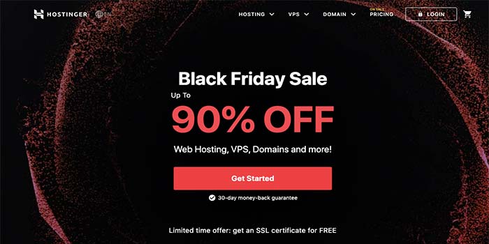 Hostinger Black Friday Deals 2022: Hostinger 90 Off Sale