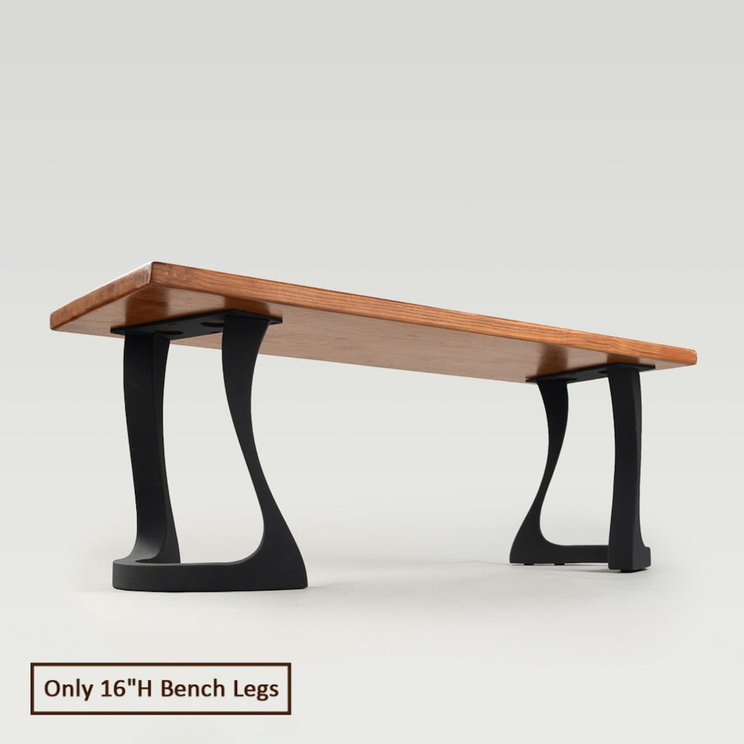 Bench Legs Metal Coffee Table Legs 117 Uzar W12.7 X H16 - Etsy