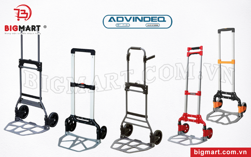 [Đánh Giá] 5 Mẫu Xe Đẩy Hàng 2 Bánh Gấp Gọn ADVINDEQ Chất Lượng, Giá Tốt
