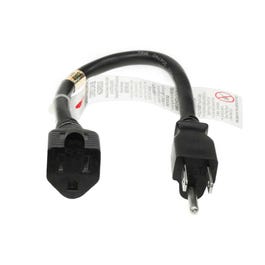 1ft 16 AWG NEMA 5-15P to NEMA 5-15R Outlet Saver Power Extension Cord (P7PE-01) | SFCable
