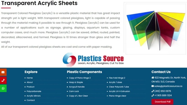 Get Online Acrylic Clear Plastic Sheets Distributor in Ontario | Pearltrees
