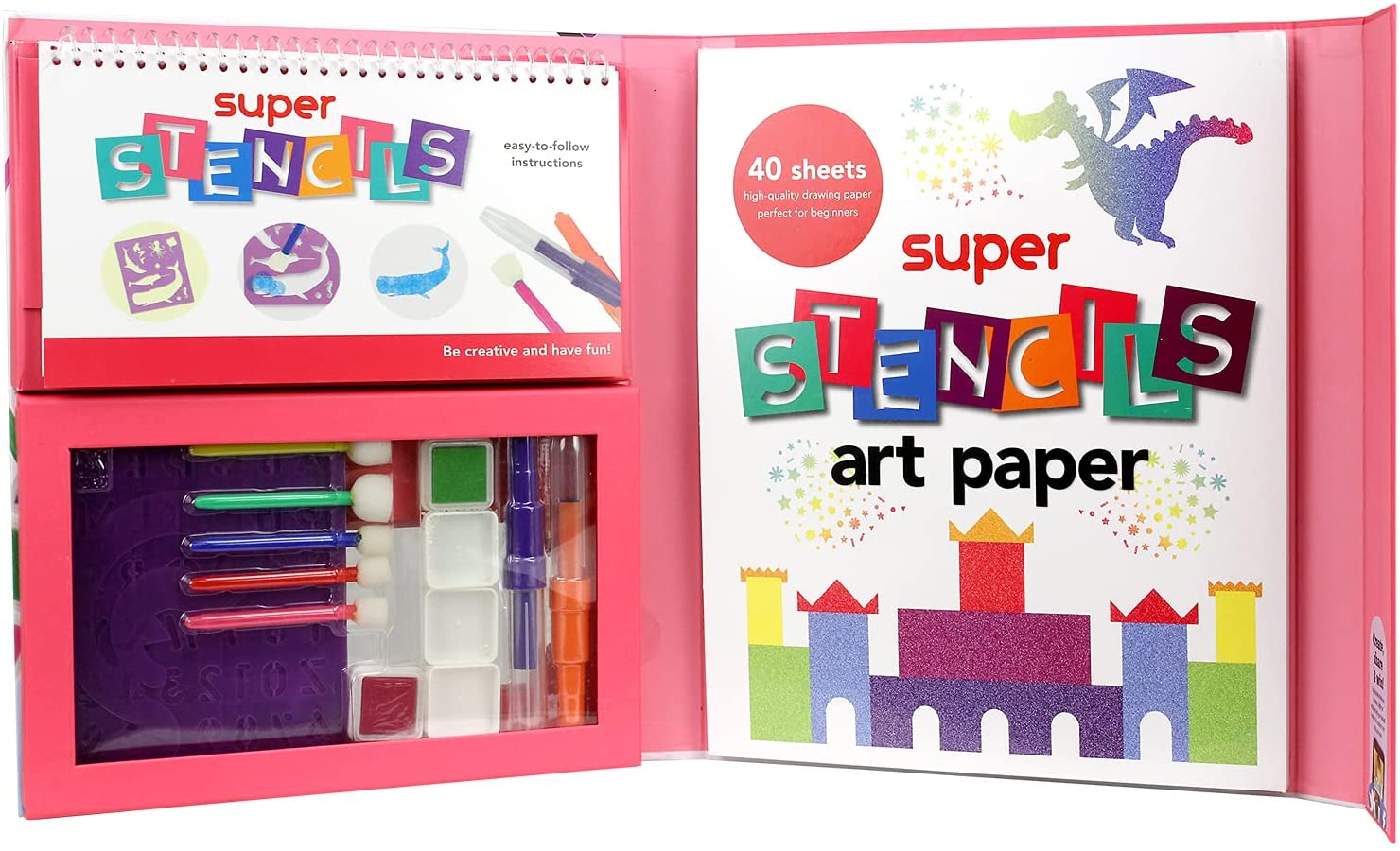 SpiceBox - Super Stencils Stencil Kit | Curiouskidzz