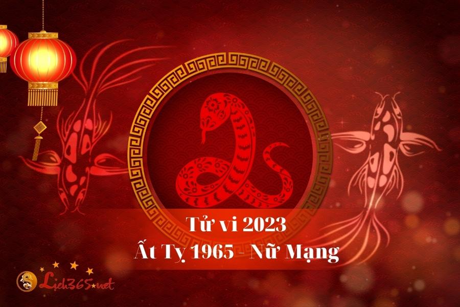 Tử Vi Tuổi Ất Tỵ 1965 Nữ Mạng Năm 2023