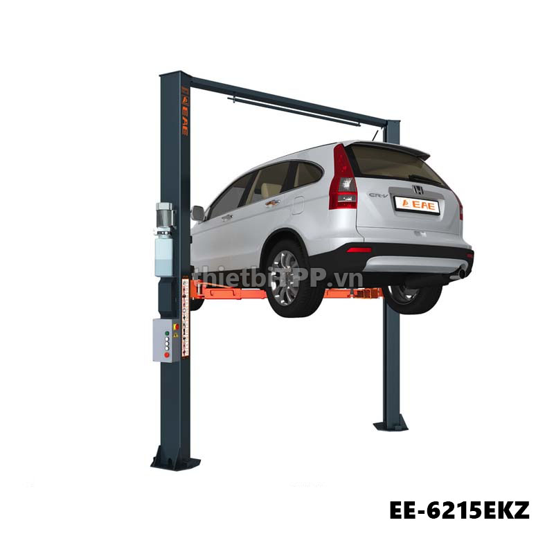 Cầu nâng 2 trụ kiểu cổng giằng trên EAE EE-6215EKZ 5 tấn