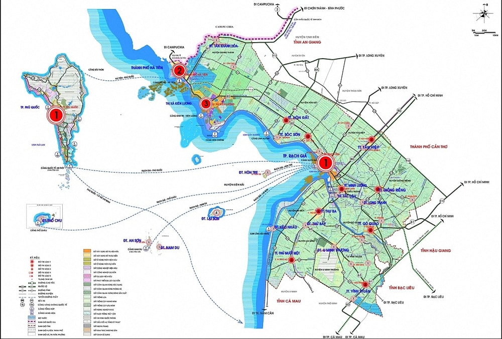 Bản đồ quy hoạch Kiên Giang mới nhất hiện nay có gì thay đổi?
