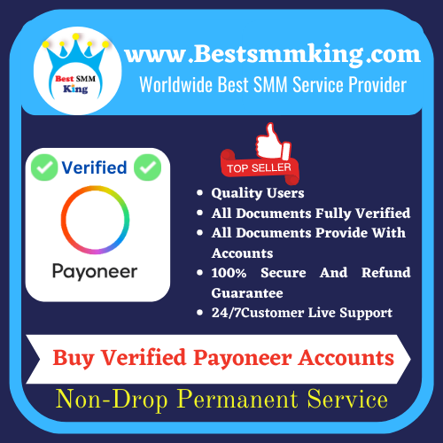 Buy Verified Payoneer Account|100% Safe ID &Document Verify