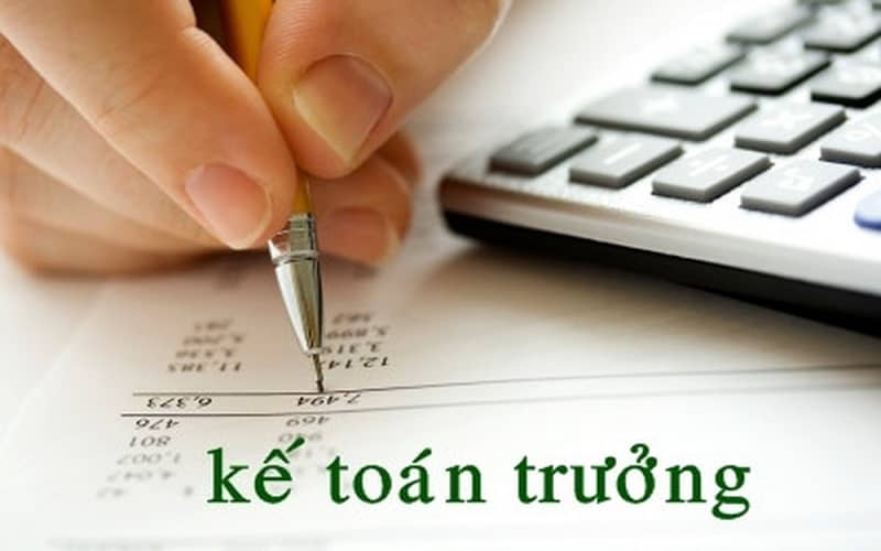 Tất tần tật về vị trí Kế Toán Trưởng (Chief Accountant)