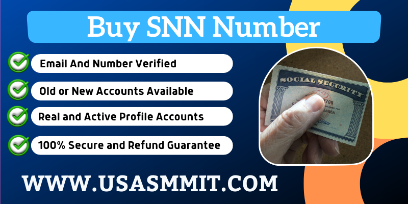 Buy SSN Number - 100% Valid, Real social security Number