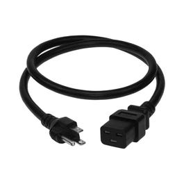 Buy NEMA 5-15P USA 3-pin Plug to C19 SJT Power Cord | SF Cable