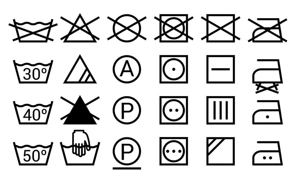 Nhận biết các ký hiệu giặt trên chăn ga gối - ELAMBO