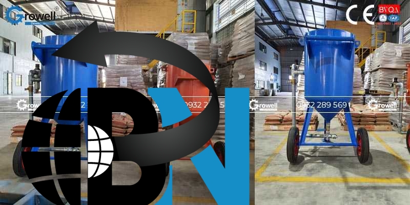 Cối phun cát là thiết bị xử lý bề mặt được thiết k..