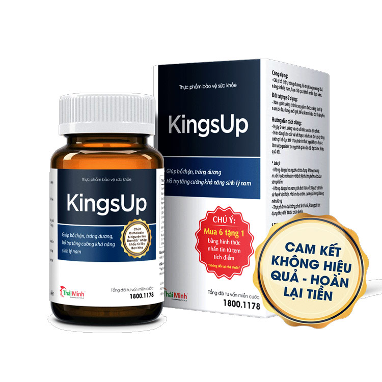 KingsUp Giải pháp tăng cường sức khỏe Sinh lý nam - Website chính thức