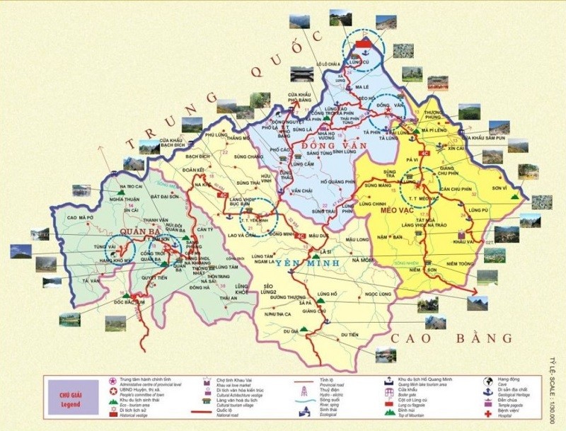 Bản đồ du lịch Hà Giang đầy đủ chi tiết mới nhất 2022