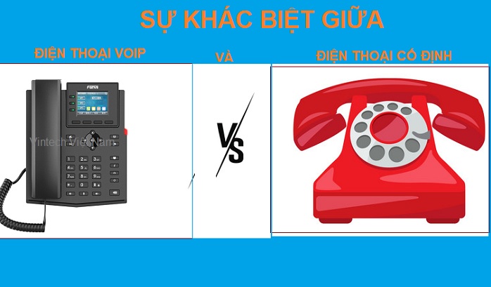 Sự khác biệt giữa điện thoại VoIP và điện thoại cố định