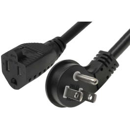 Buy Ultra Low Profile Angle NEMA 5-15P to NEMA 5-15R Power Cord