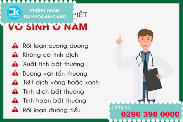 Dấu hiệu vô sinh ở nam giới cần biết