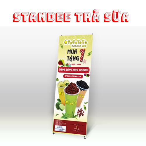 Báo Giá In Standee Quảng Cáo Trà Sữa Chất Lượng Sắc Nét Nhất
