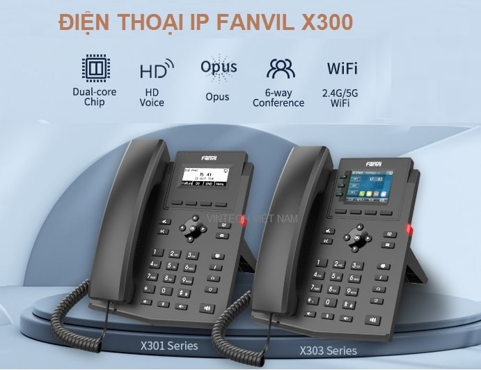 Điện thoại ip Fanvil X300 - Điện thoại Fanvil mới