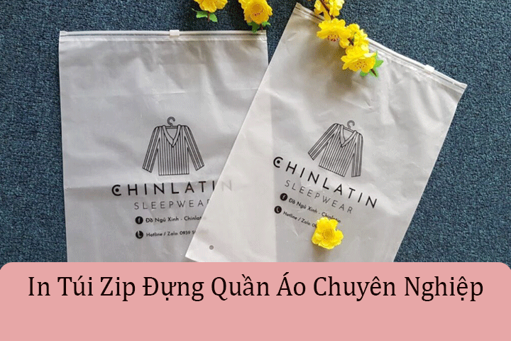Xưởng In Túi Zip Đựng Quần Áo Đẹp, Rẻ Tại TPHCM