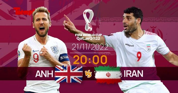 Link xem trực tiếp bóng đá ĐT Anh vs Iran, World Cup 2022, 20h00, 21/11