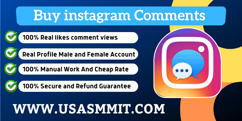 Buy Instagram Comments - 100% Real, Fast, Active & Cheapest
