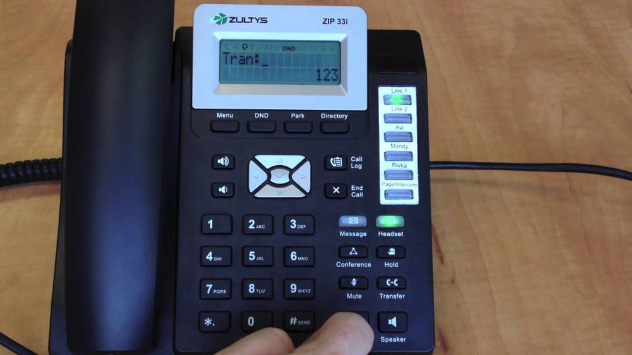 Điện thoại VoIP 3 dòng Zultys ZIP 33i | Điện Máy Viễn Thông Vintech