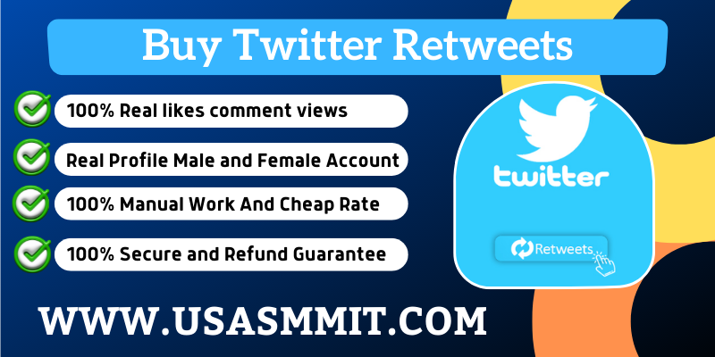 Buy Twitter Retweets - 100% Real & Active Profile Retweets