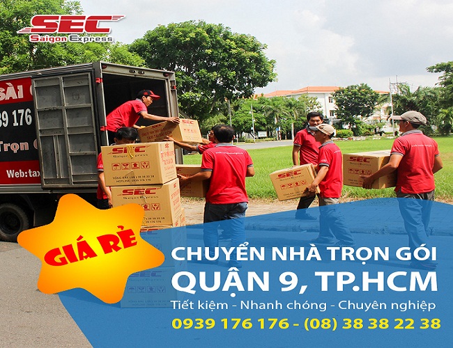 Dịch Vụ Chuyển Nhà Trọn Gói Quận 9 -  MIỄN PHÍ VẬT TƯ