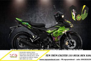 Top 21 mẫu tem trùm xe exciter 155 mới nhất hiện nay -         Nguyễn Decal - Chuyên Dán Keo Xe Design Tem Xe Decal Tem Xe Nguyễn Decal