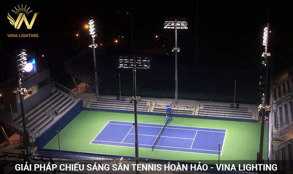 Giải pháp đèn chiếu sáng sân Tennis