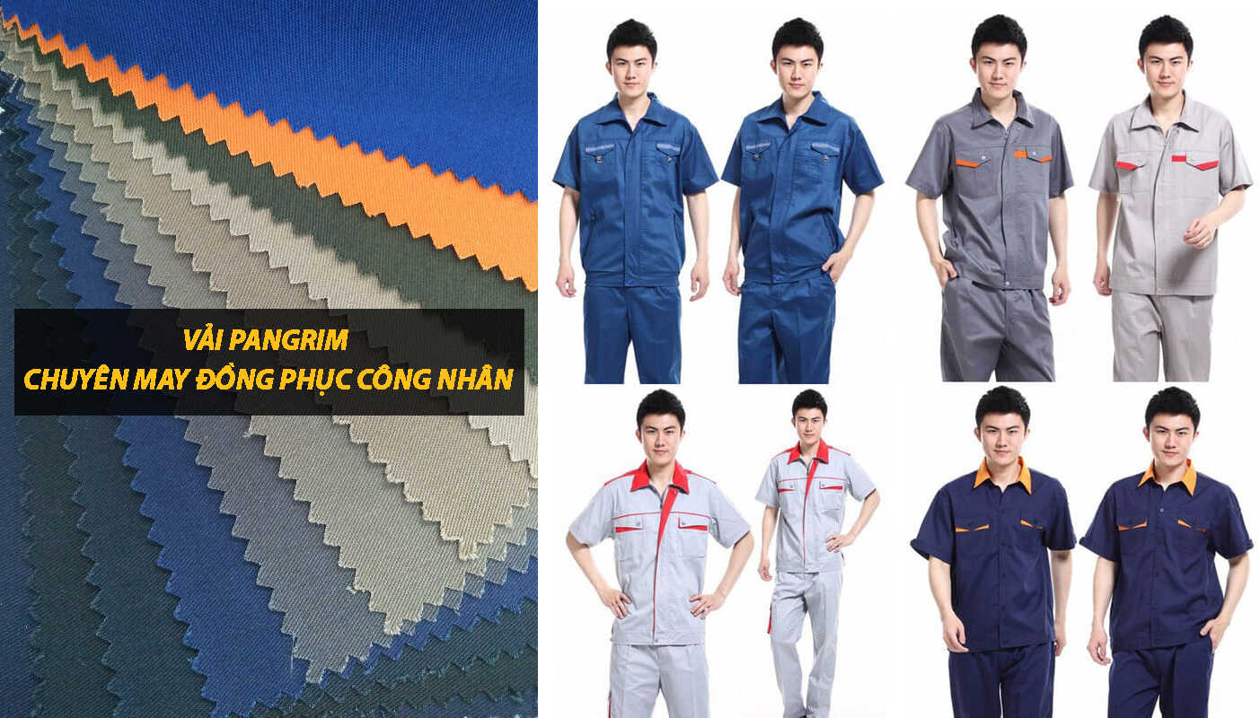 May đồng phục công nhân vải pangrim giá rẻ ở đâu?