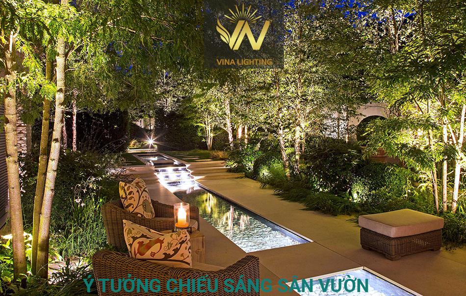 6 Ý tưởng chiếu sáng sân vườn thêm tỏa sáng - Vina Lighting
