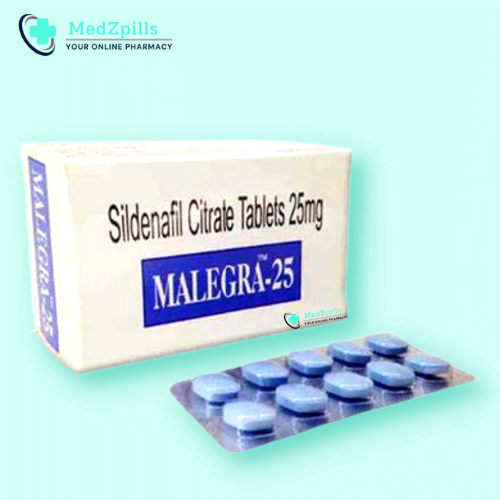 Malegra 25 mg , Use , Side Effects , Buy Online - Medzpills