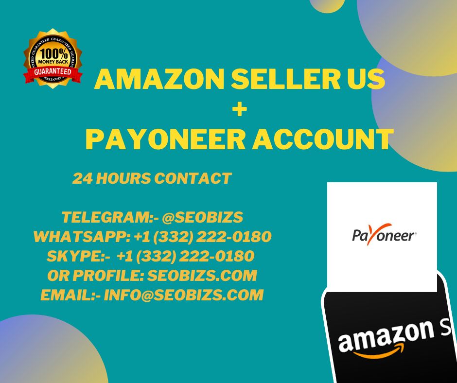 Amazon Seller US + Payoneer Account - SEOBIZS- Best Online Service Provider