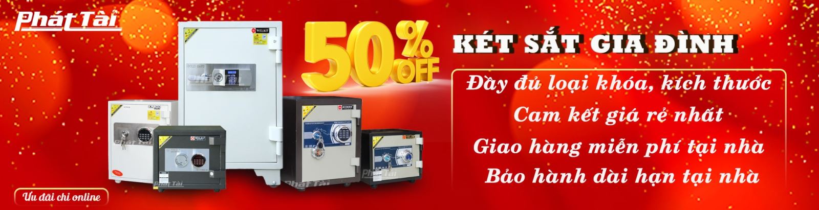 Két Sắt Gia Đình Chính Hãng Tại Phát Tài Mới Nhất【Giá Rẻ Nhất 】