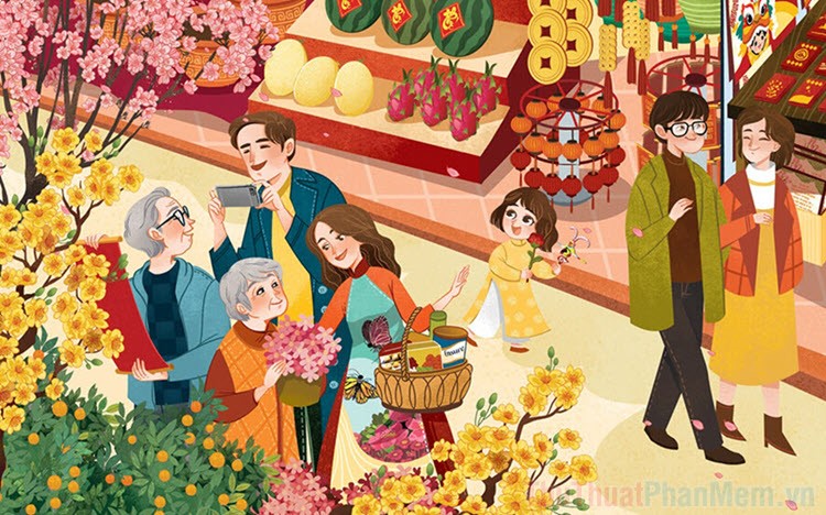 Cùng tìm hiểu chợ tết quê có gì mà đông vui đến vậy!