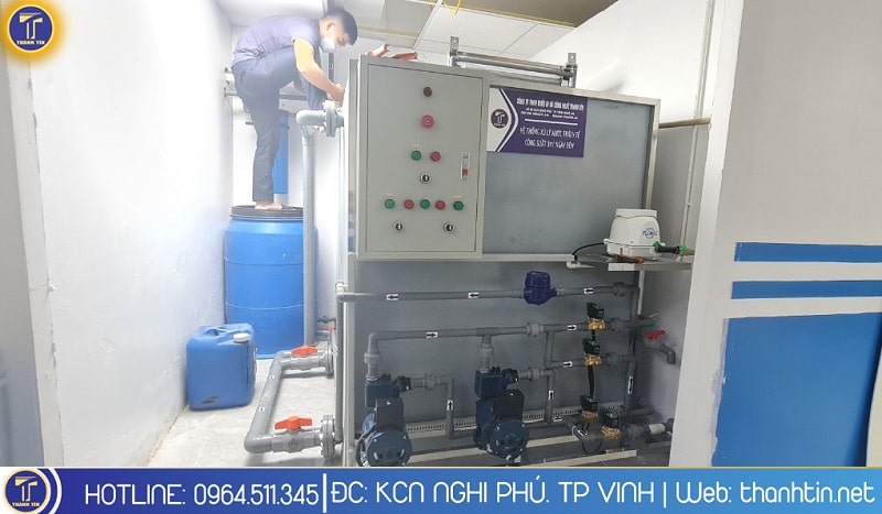Hệ thống xử lý nước thải y tế bệnh viện MEDLATEC 3m3 ngày đêm