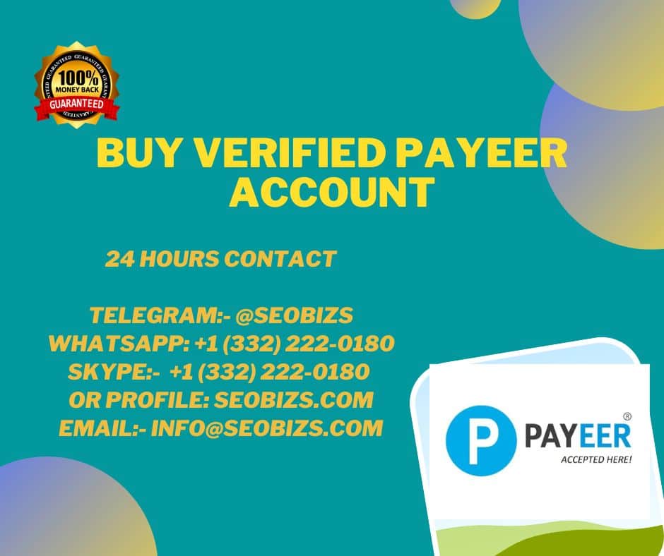 Buy Verified Payeer Account - SEOBIZS- Best Online Service Provider
