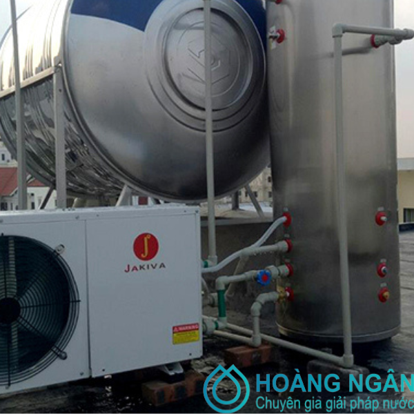 Hệ thống máy nước nóng trung tâm heatpump - Hoàng Ngân