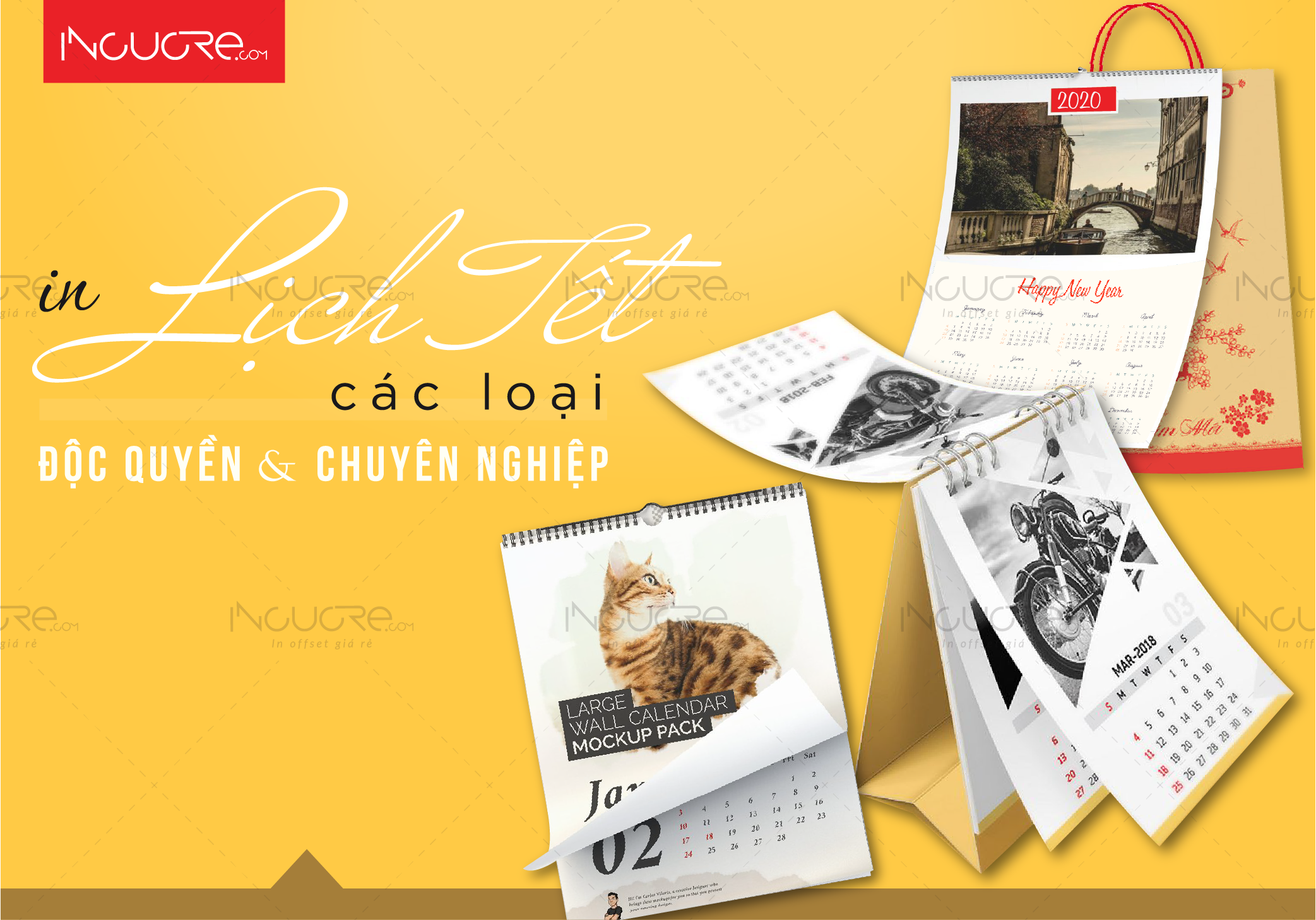 Xu hướng in lịch tết 2023 - In lịch giá rẻ theo yêu cầu - Danh thiếp - Name card - Card Visit - Mạc áo - Thẻ treo