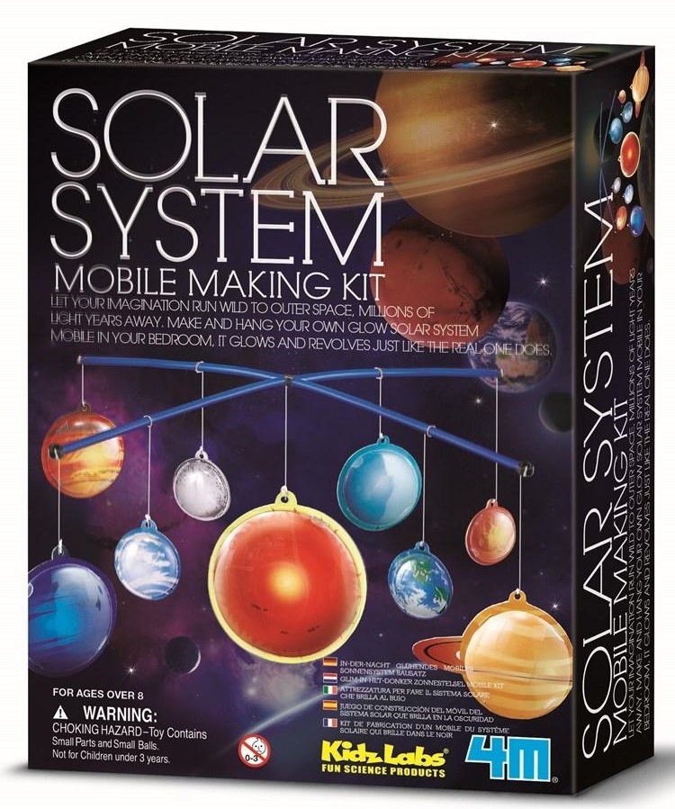 4M - Solar System Mobile Making Kit | Curiouskidzz