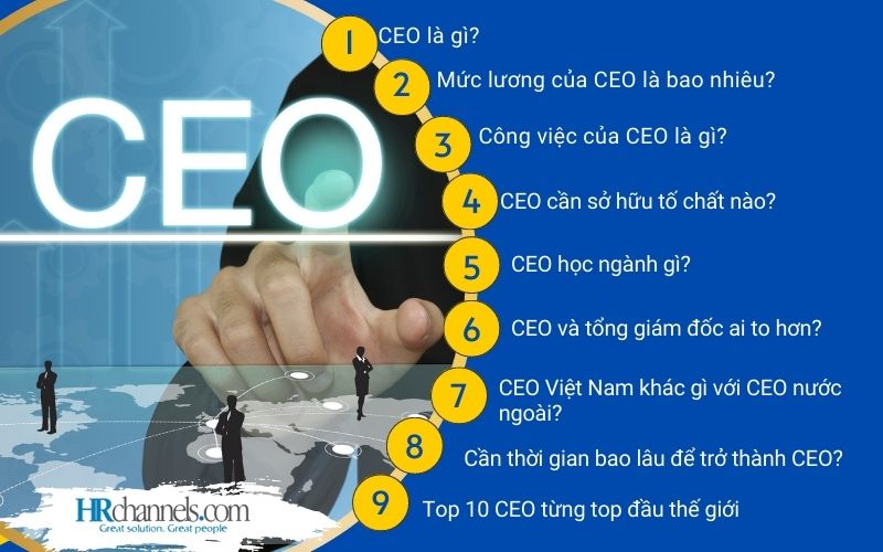 CEO là gì? Tất tần tật về vị trí CEO