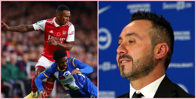HLV Brighton:'Arsenal coi thường chúng tôi khi tung ra 1 đội hình quá yếu'