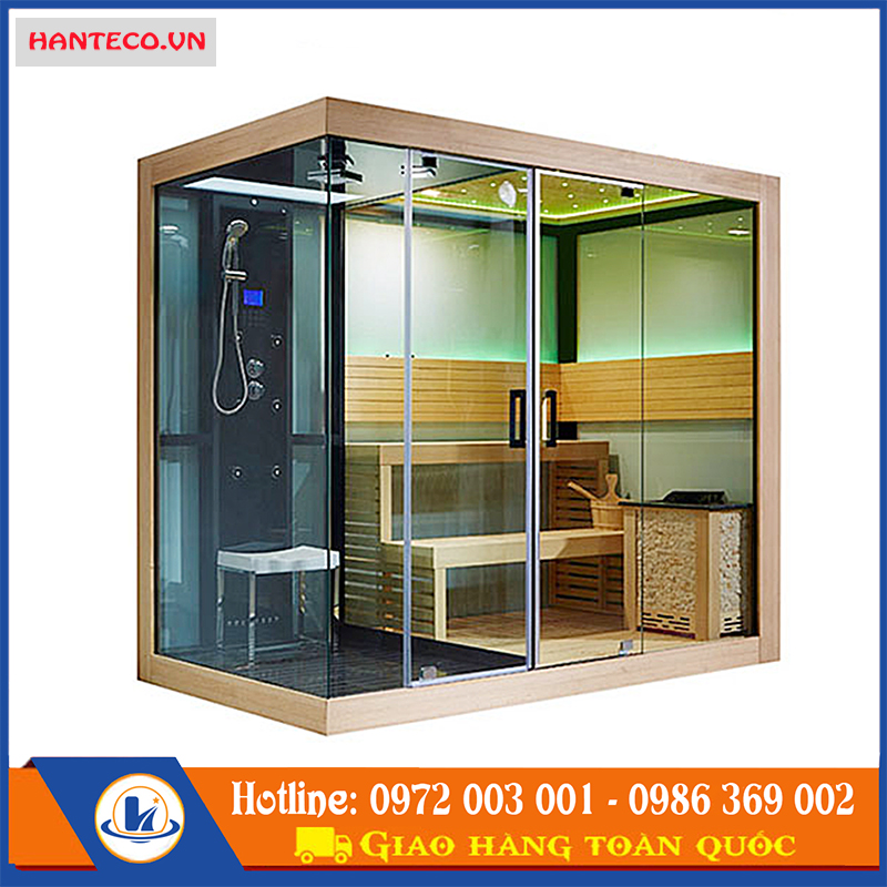 PHÒNG XÔNG HƠI KHÔ KẾT HỢP ƯỚT M-6035 HIỆN ĐẠI, SANG TRỌNG