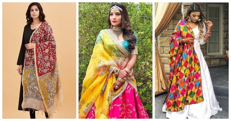 Designer Dupatta to Amp up your Beauty ~ Indian Wedding Saree